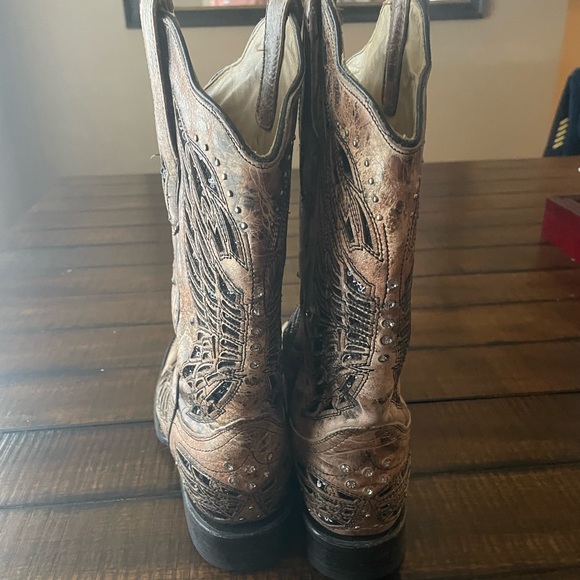 Corral black and brown butterfly boots - Picture 2 of 11